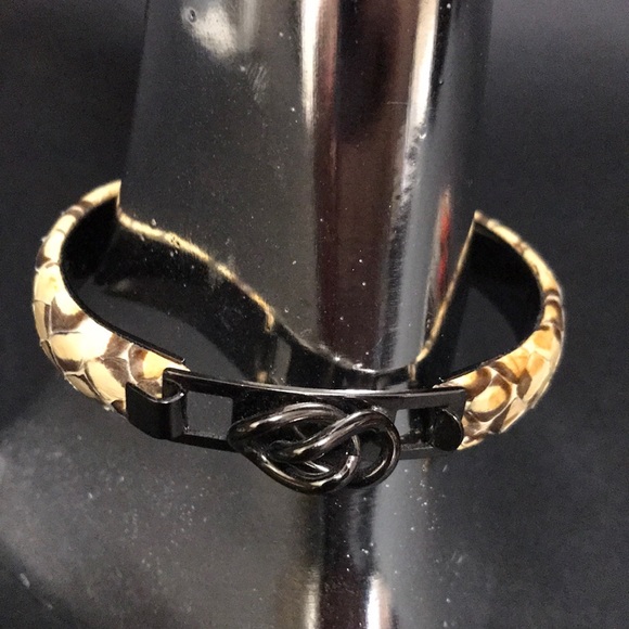 MADE IN ITALY Luxury Designer Leather Cuff Bracelets Bangles Stack MANY COLORS - Picture 7 of 8